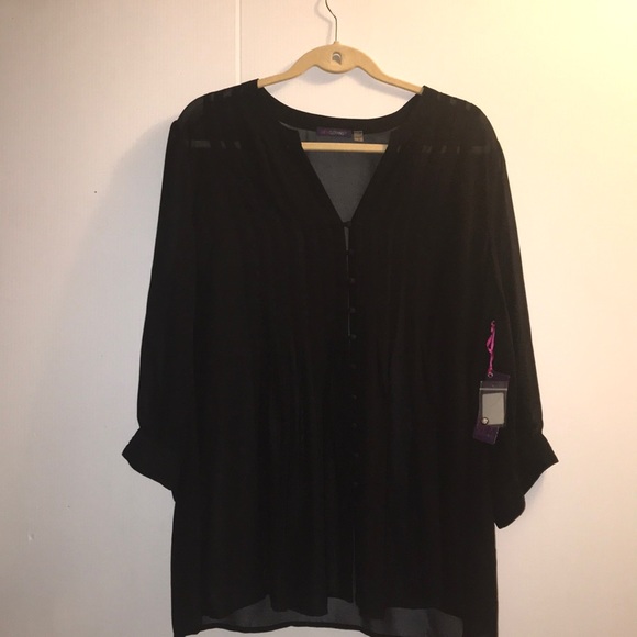 🖤Dex Sheer Chiffon Blouse 🖤 NWT